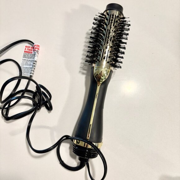 Hot Tools Professional 24K Gold One Step Volumizer and Hair Dryer - Round Brush - Picture 5 of 8